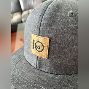Tentree Hat - Grey with Cork logo. Unisex